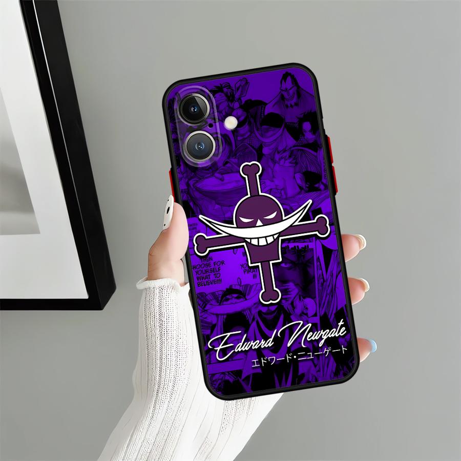Anime O-One Pieces Back Phone Cover Case for iPhone 15 Plus 13 Mini 12 16e 17 Air XS 14 11 16 Pro Max 7 8
