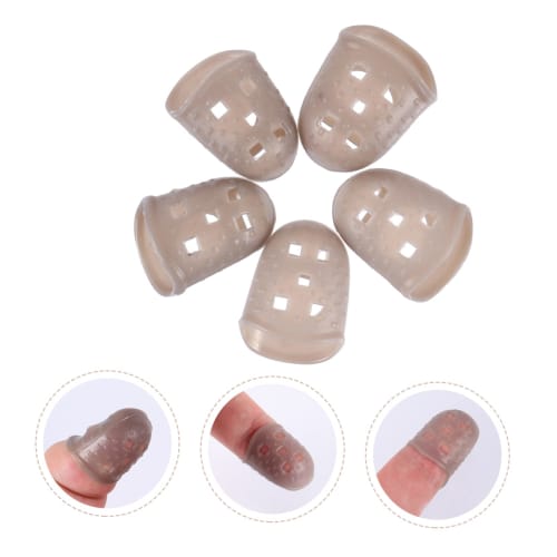 TOGEVAL 25-Piece Guitar Fingertip Protection Silicone Covers, Lightweight, Durable, and Portable for Music Performance, Compatible with Guitars, Ukule