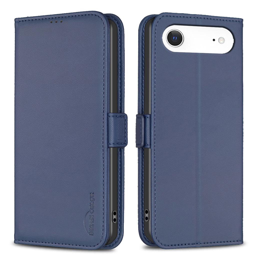 For iPhone 17 Air Case BINFEN COLOR BF31 PU Leather Flip Folio Phone Wallet Cover