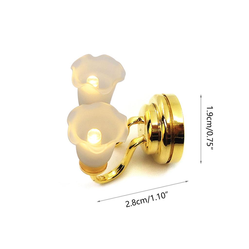 1:12 puppenhaus Wohnzimmer Wand Leuchte Kind LED Wand Lampe Spielzeug Möbel Haus Wand Lampe Puppenhaus Möbel für Mädchen