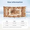 Floral Garden Theme Beach Towel Personalized Custom Name & Text Soft Quick Dry Beach Towel for Swimming Travel