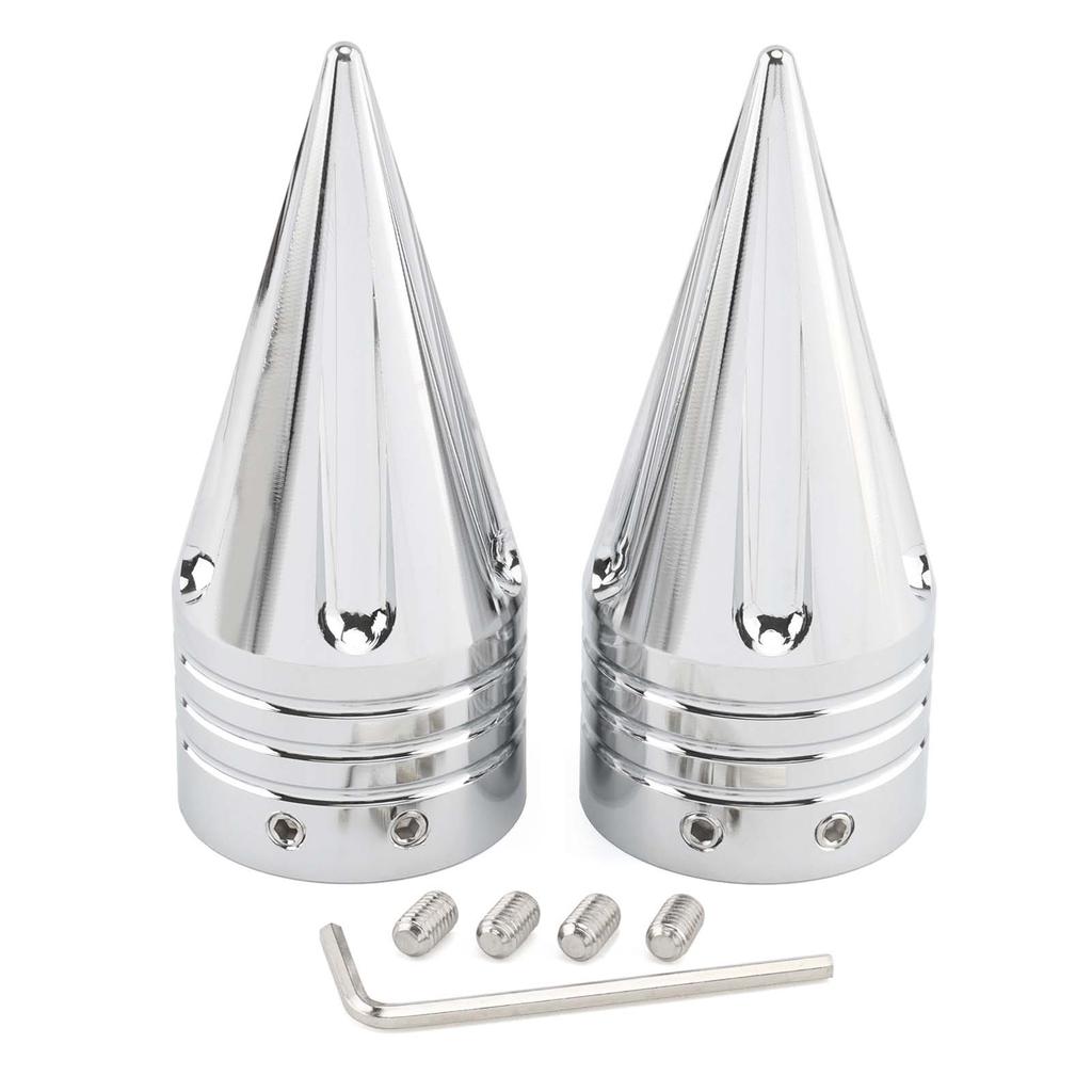 Motorcycle 29mm Front Axle Cover CNC Aluminum For Harley Touring Road King Sportster XL 883 1200 Dyna Low Rider Softail Fat Boy