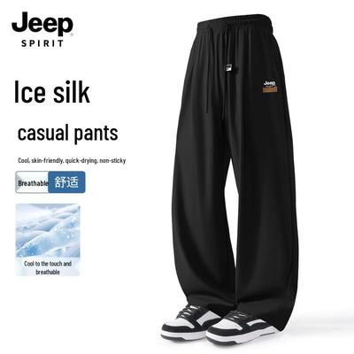 JEEP SPIRIT Herren Eisseide Gerade Bein Freizeithose