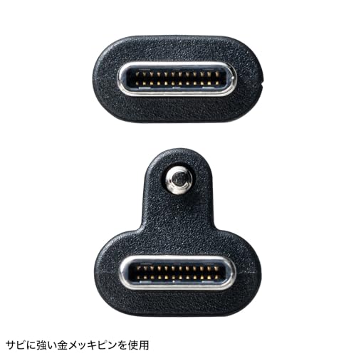 Sanwa Supply USB 20Gbps Type-C Cable (Single Screw Lock, 240W, 2m) KU-20GCCPESSL20