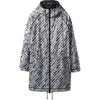 Adidas AW Logo Print Shell Parka White/Black/Black Unisex Streetwear CW3368
