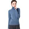 2024 Autumn/Winter Women's Korean Style Slim Fit Knitted Sweater with Pile Collar