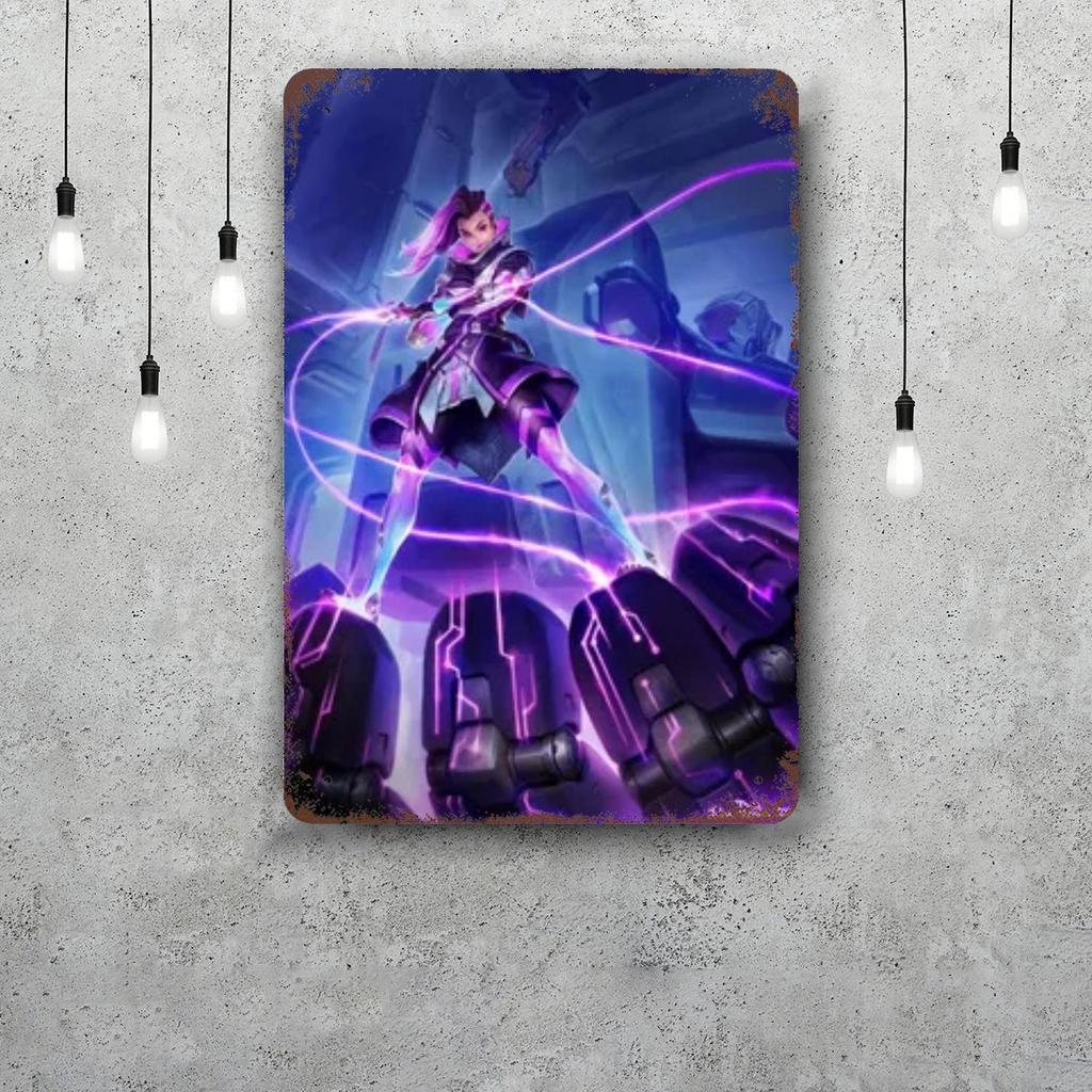 Overwatch Classic Poster Rusty Metal Plaque Retro Decorative Plate Bar Man Cave Garage Club Metal Sign Wall Decoration