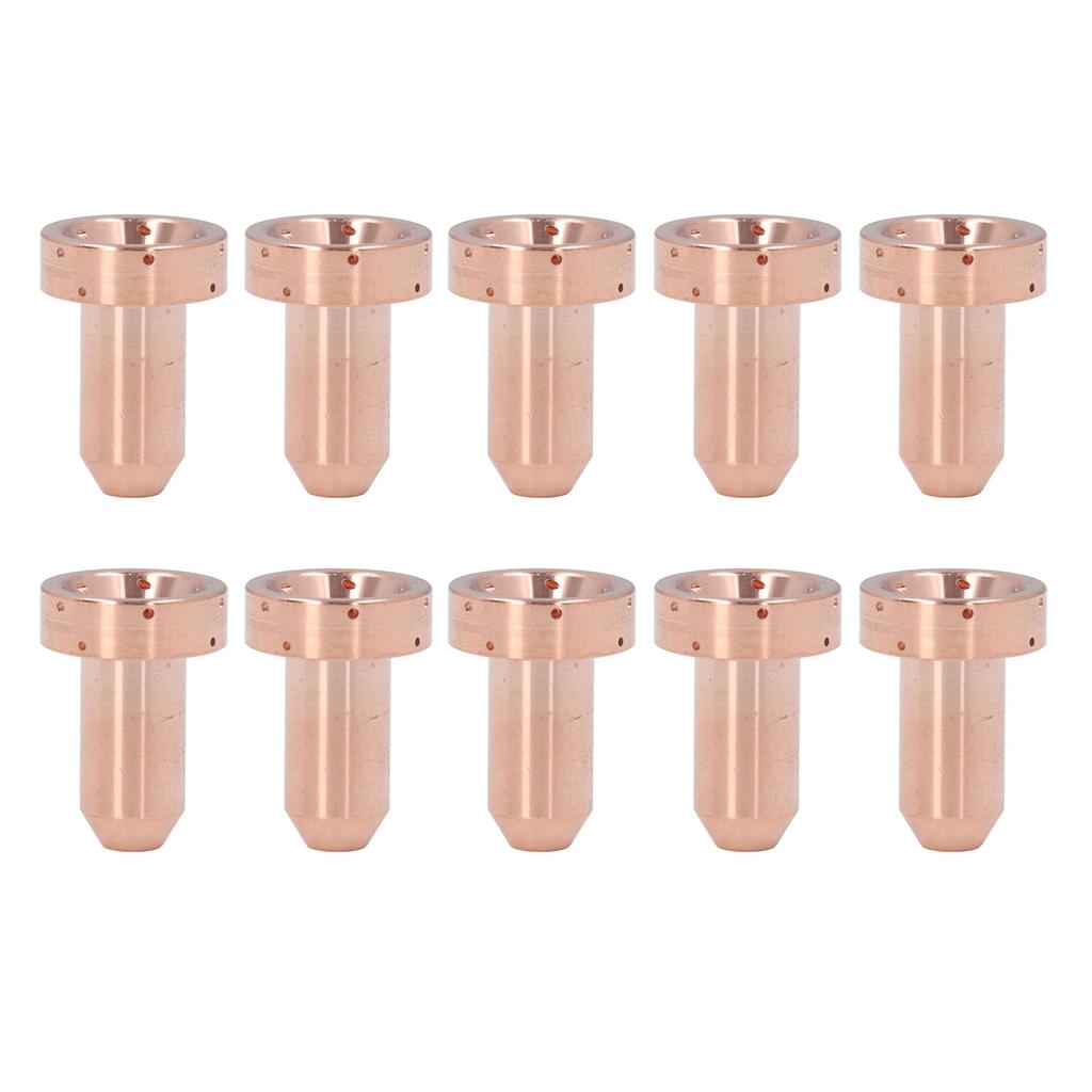 10Pcs 9 8211 Nozzle 60A Brass Plasma Cutting Torch Nozzle Replacement for SL60 SL100