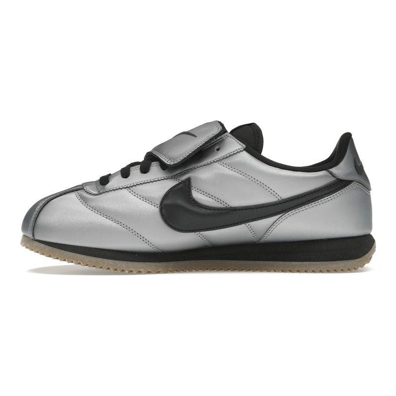 Nike Cortez Leder SE Tiempo Pack - Metallic Cool Grey Herren Sneaker Schwarz Gummi-Dunkelbraun HQ3490-099