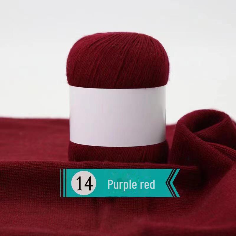 Hand-woven Cashmere Yarn - 3 Ply Soft Wool for Sweaters - Spot Processed Ball of Yarn