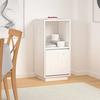 814345 vidaXL Buffet White 38x35x80 Cm Solid Pine Wood