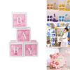 Transparent Cube Balloon Packing Box For Wedding And Birthday Party Decorations