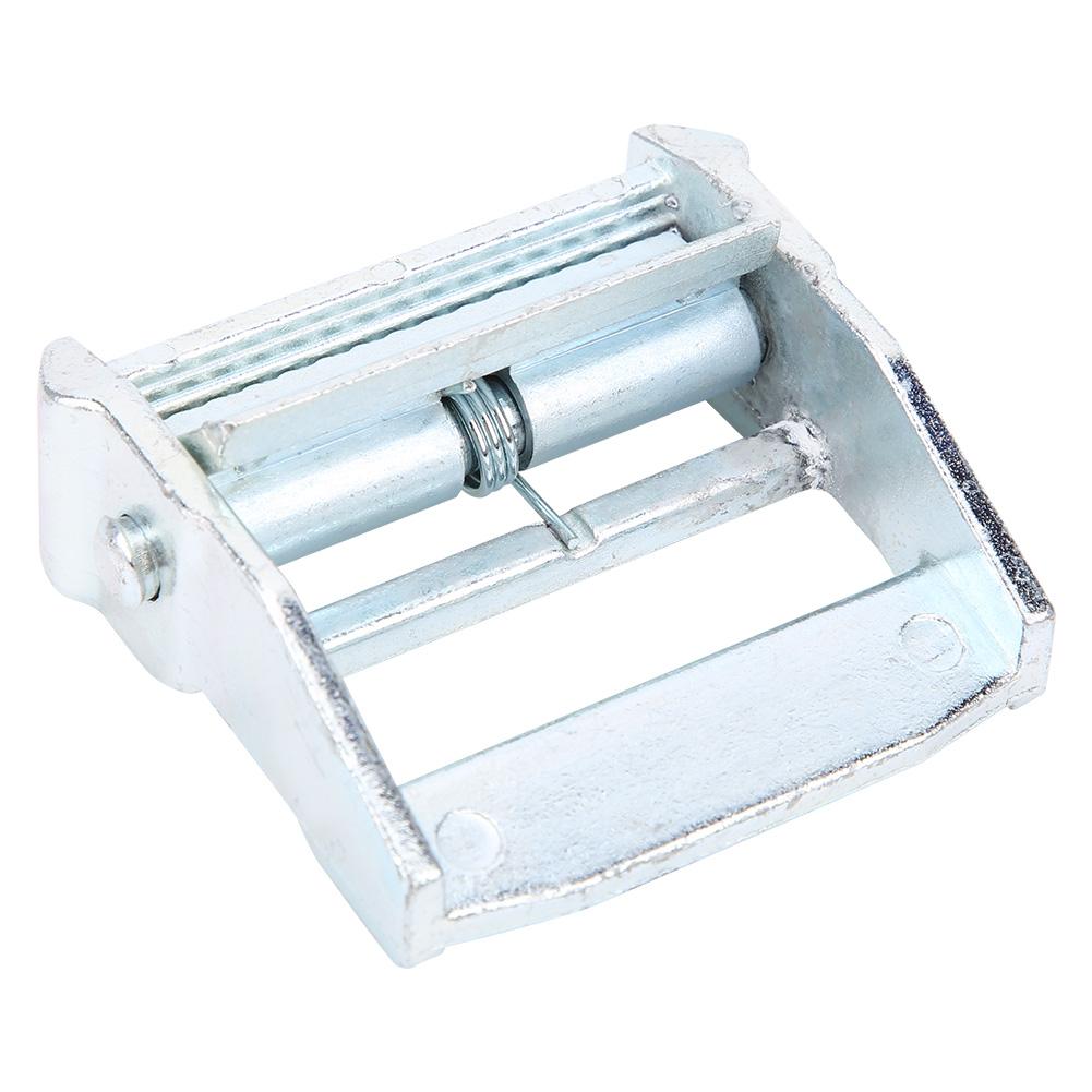 Zinc Alloy Buckle for Heavy Duty Tiedown Cargoes Strap Fixed Tensioner Ratchet Buckle(White Zinc 50mm)