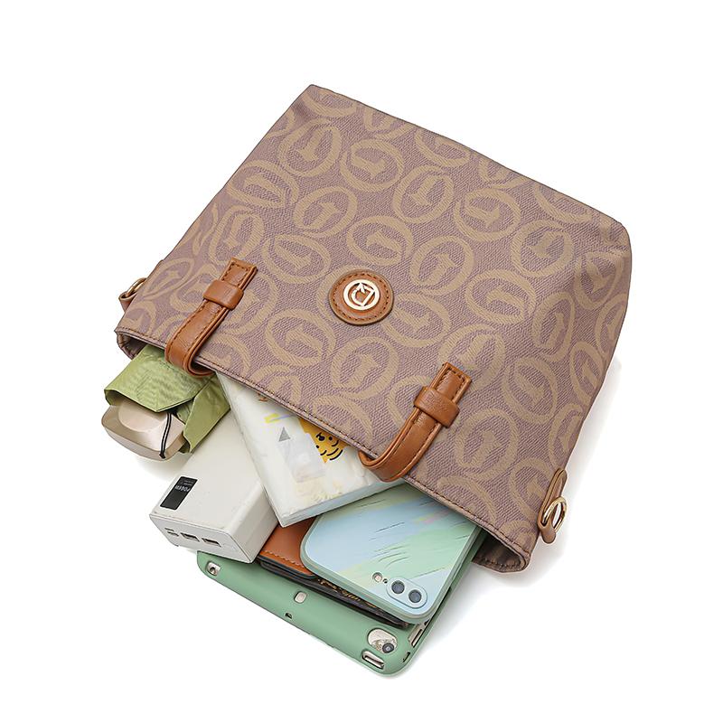 Commuter Retro Large Capacity Tote Bag Print Women's Crossbody Handbag