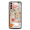 Telefoonhoesje Cover voor Samsung Galaxy S25 Edge S24 S23 S22 S20 S21 FE Ultra S10 S10E Plus 5G Zachte TPU Capas Cartoon Meisje Funda Tas