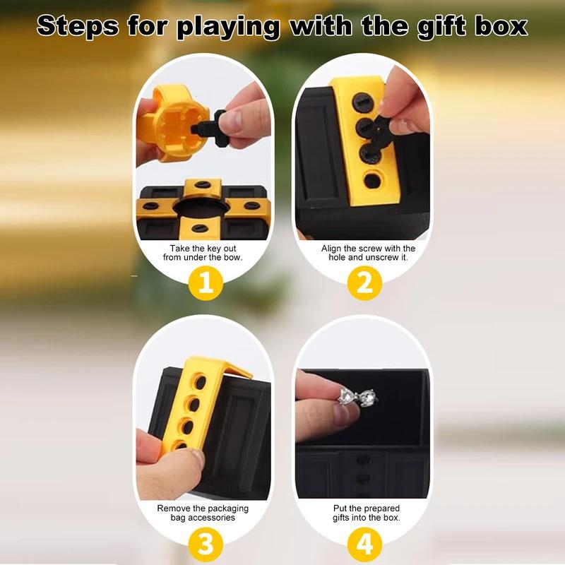 Middle Finger Prank Gift Box, Diy Surprise Pop-Up Toy With Screws, Annoying Present For Adults, Viral Tiktok Gag Gift For Friend
