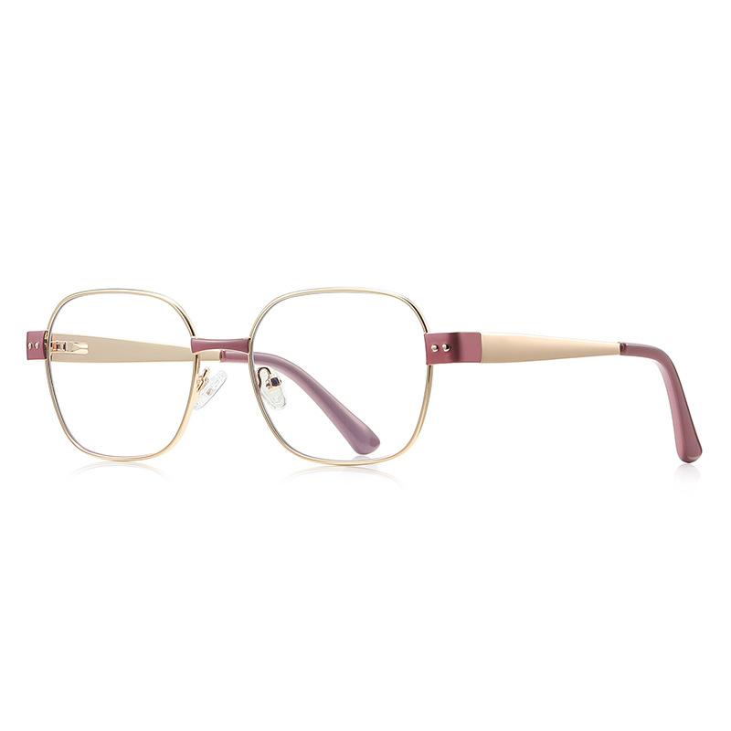 Luxury Anti Blue Light Glasses For Myopia Retro Minus Diopters Eyeglasses Metal Frame Womens Prescription Glasses -1 -2 -6