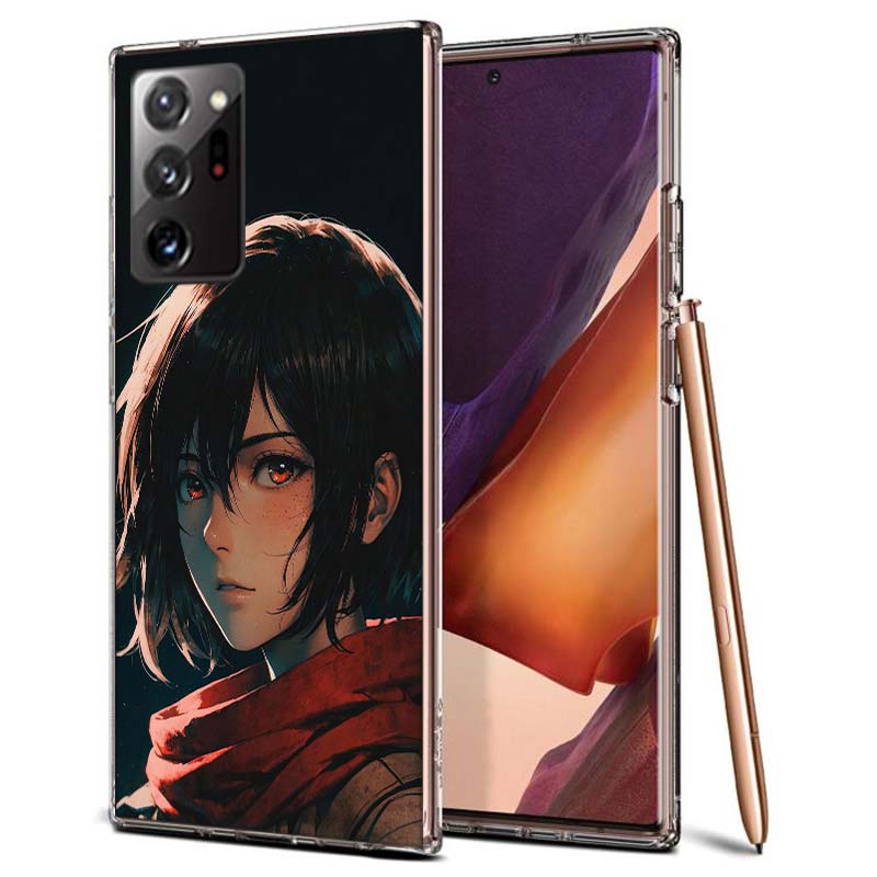 Character MIKASA Phone Case for Samsung A55 A35 A25 A15 A07 A05S A16 A17 A26 A36 A37 A56 A57 Galaxy Note 20 10 A50S A71 A51 A31