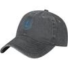 Jerusalem Lion Emblem Washed Baseball Cap Cotton Adjustable Low Profile Casual Dad Hat