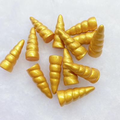 10pcs/lot Kawaii Resin Mini 3D Unicorn Horn Flat Back Cabochons For Hair Bow Centers DIY Scrapbooking Decor E82