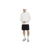 Nike Men's Solid Color Crewneck Casual Long-Sleeve Sweatshirt in White