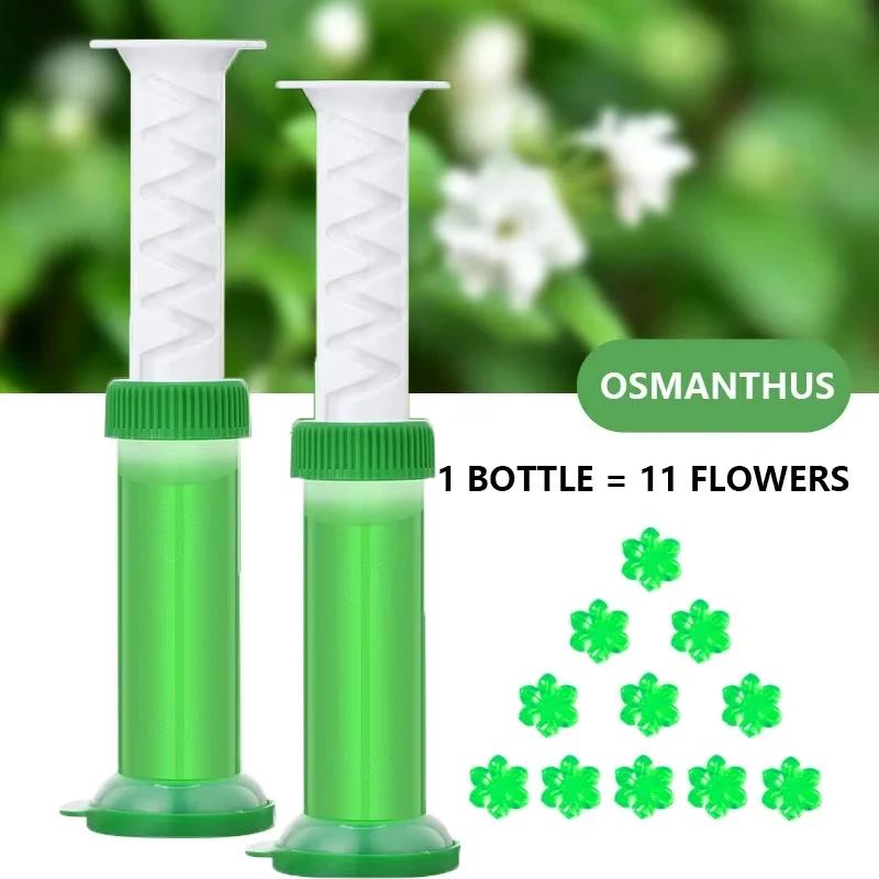 1/2Pcs Toilet Cleaner Gel Syringe Aromatic Drain Toilet Cleaning Detergent Flower Air Freshener Remove Odors Home Bathroom Tools