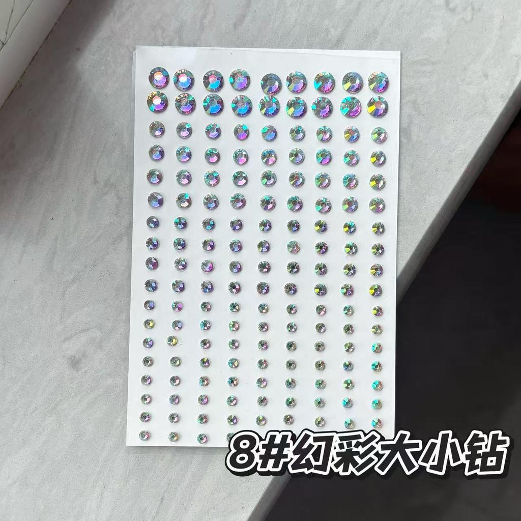 Children's Cartoon Crystal Gem Rhinestone Stickers - Decorative Diamond Decals for Toys & Stage Performance