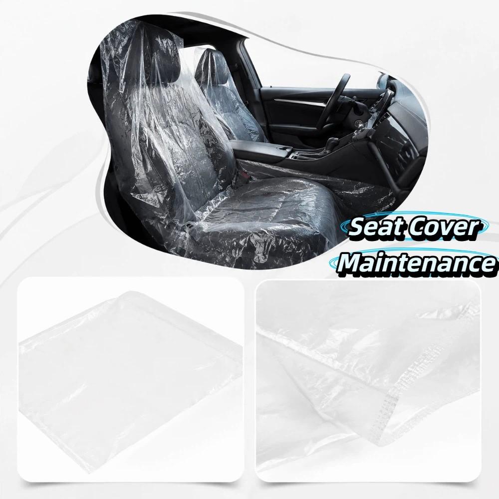 100pcs Universal Size Disposable Car Seat Covers Car Maintenance Seat Covers Car Maintenance