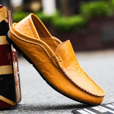 2024 Summer Mens Genuine Leather Loafers Handmade Driving Shoes Male Casual Italian Luxury Loafers Shoes Brand Moccasins for Men