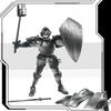 Medieval Knight  Lucky 13 Doll Figure Movable Joint Puppet Joint Building Block 3D Assembled Boy Toys Gifts Building Blocks Kids