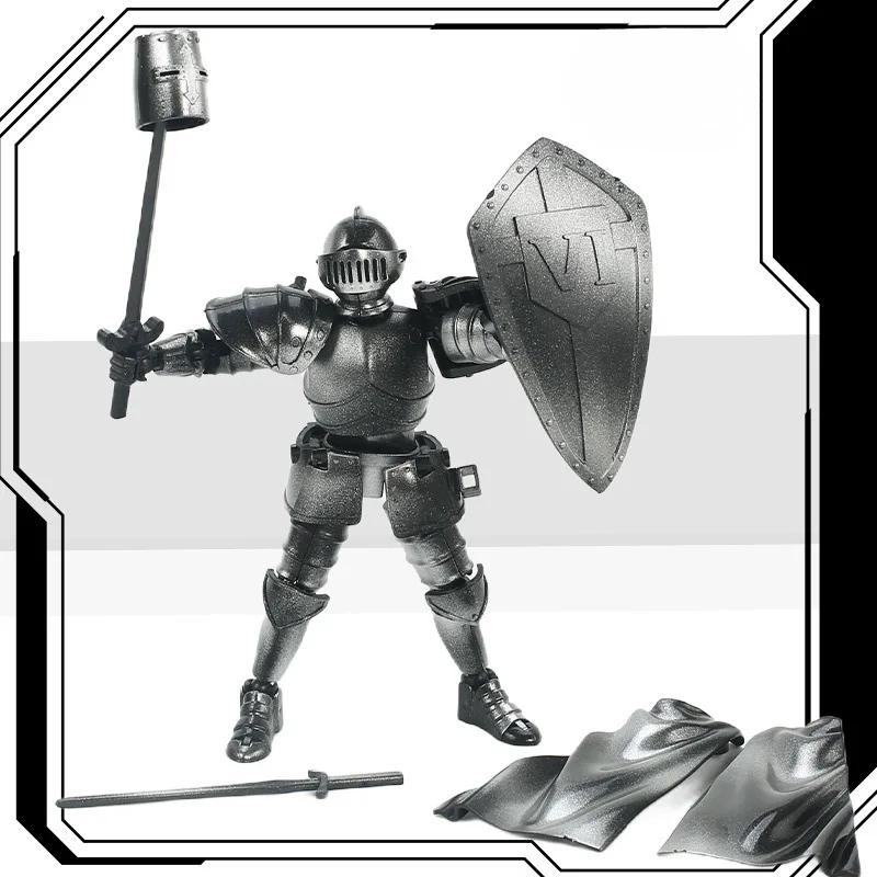 Medieval Knight  Lucky 13 Doll Figure Movable Joint Puppet Joint Building Block 3D Assembled Boy Toys Gifts Building Blocks Kids
