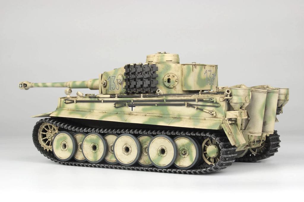 PLATZ Scale Tanks of the World World War II German Tiger I Early SS 1st Tank 13th Kursk 1943 Plastic Model Kit MD006 1/35 Model, Regiment, Company,