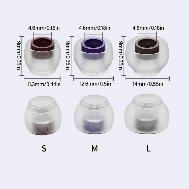 1 Pair Silicone Earbuds Replacement Tips Silicone Earbud Tips Earpads Replacement Silicone Replacement Earbuds Tips