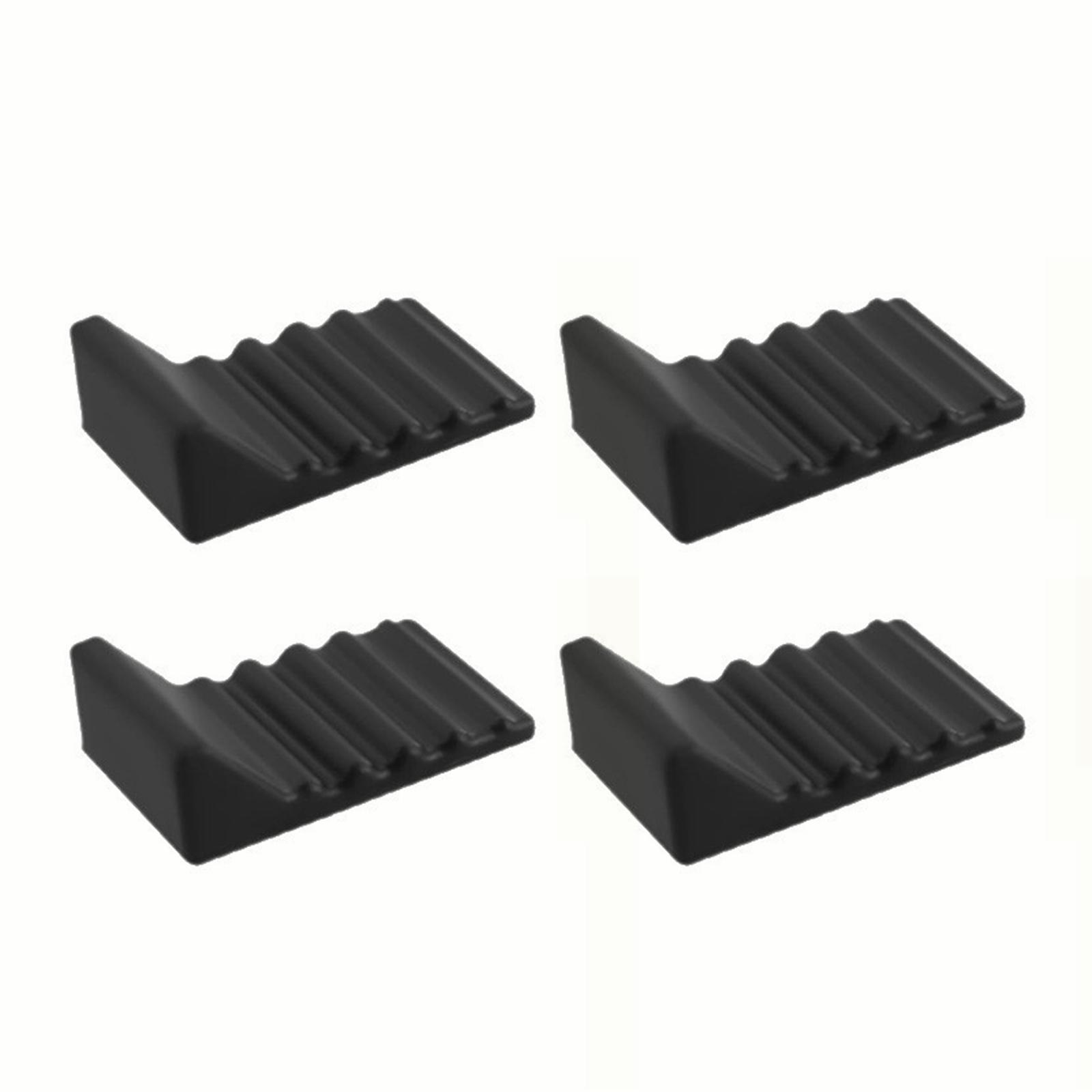 4 Pcs Trash Can Wall Protector No-Drill Silicone Trash Can Mat Trash Can Bumper for Round & Square Garbage Bins Kitchen & Office
