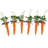 10pcs Easter Carrots Hanging Ornaments for Tree Home Decorations 2023 Kid Gift