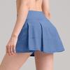 Women's High Waist Quick-Dry Pleated Sports Skirt with Built-In Shorts for Running and Tennis