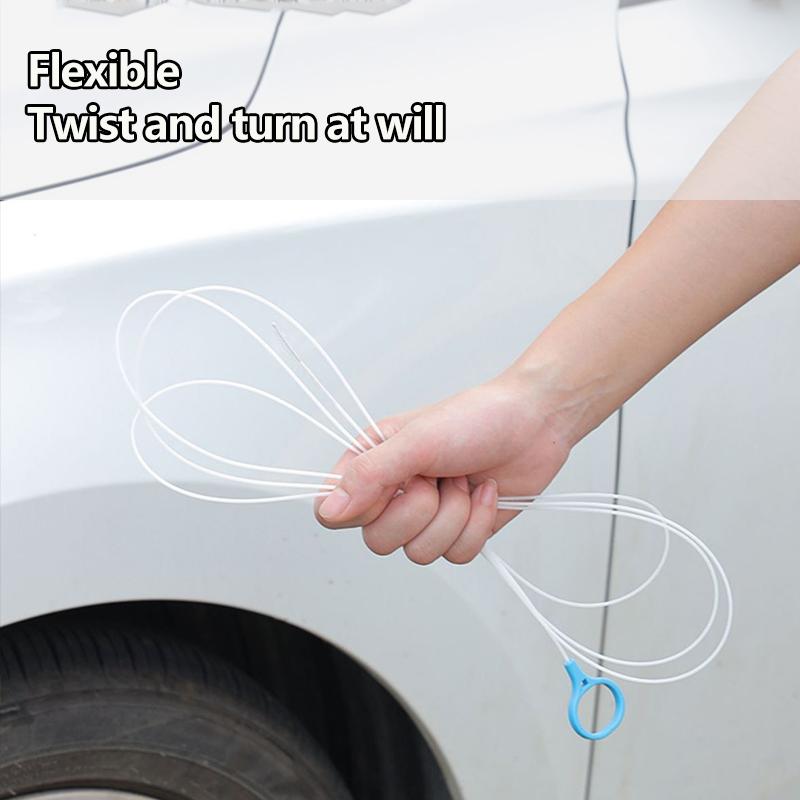 230cm Car Drain Dredge Cleaning Scrub Brush Auto Sunroof Long Hoses Detailing Cleaning Tool Spiral Cleaning Brush Drain Cleaner