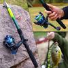 SOUGAYILANG Alat Pancing Spinning Fishing Pole Portable Travel Fishing Rod/Joran Pancing