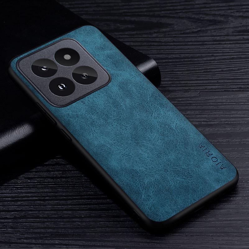 

Премиум-чехол для телефона из искусственной кожи для Xiaomi 14 Ultra Pro, устойчивый к царапинам однотонный чехол для Xiaomi 14 Ultra Case Xiaomi 14 темно-синий