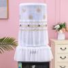 Household Water Dispenser Dust Cover Fashion Lace Upper Opening Reusable Water Bucket Sleeve