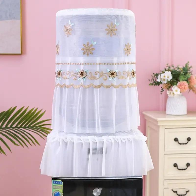 Household Water Dispenser Dust Cover Fashion Lace Upper Opening Reusable Water Bucket Sleeve