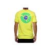 Nike 2022 Qatar World Cup Solid Color Logo Print Short Sleeve Soccer Jersey Men Tops Yellow DH7662-740