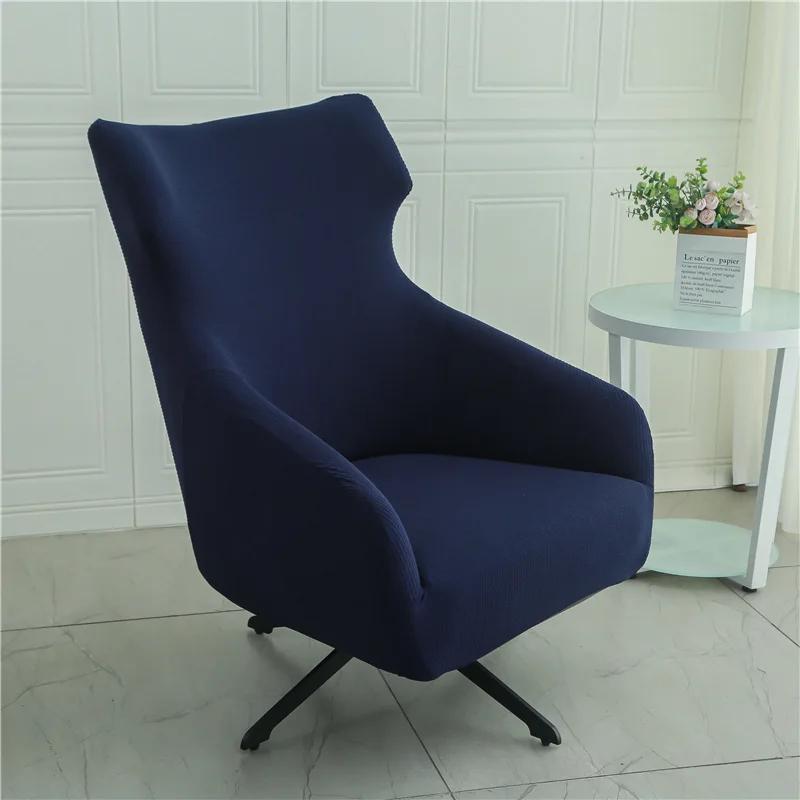 Wingback Chair Slipcover Elastic Single Armchair Sofa Cover King Back Wing Chair Slipcover for Bedroom Living Room Home Decor