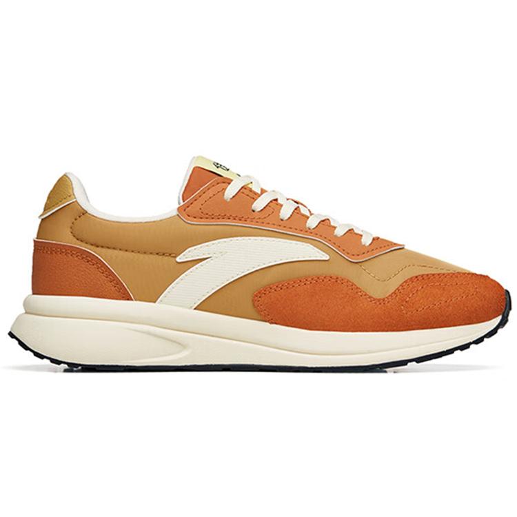 New Anta HERITAGE Wear Resistant Low Top Sports Casual Shoes Women's Brown 122248871-4