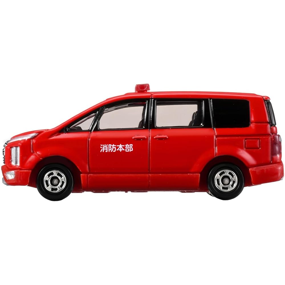 Takara Tomy Tomica No.50 Mitsubishi Delica D:5 Fire Command Vehicle Toy Miniature for Ages 3 and Up