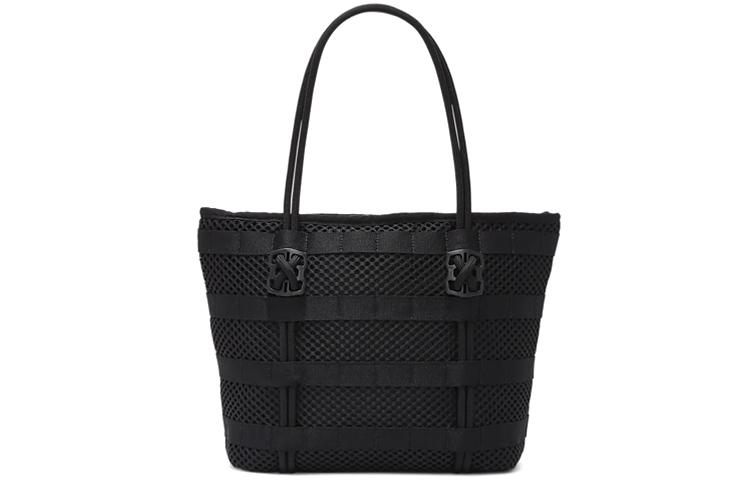 Nike Air Tote Bag Large Capacity Polyester Tote Bag, Shopping Bag, Shoulder Bag, Handbag Unisex Pure Black CU2607-010