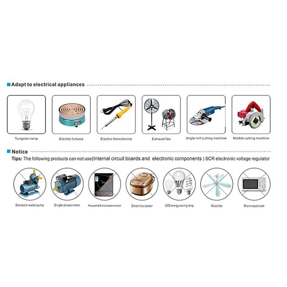 15A regulátor rychlosti ABS plast AC220V-250V Nastavitelný