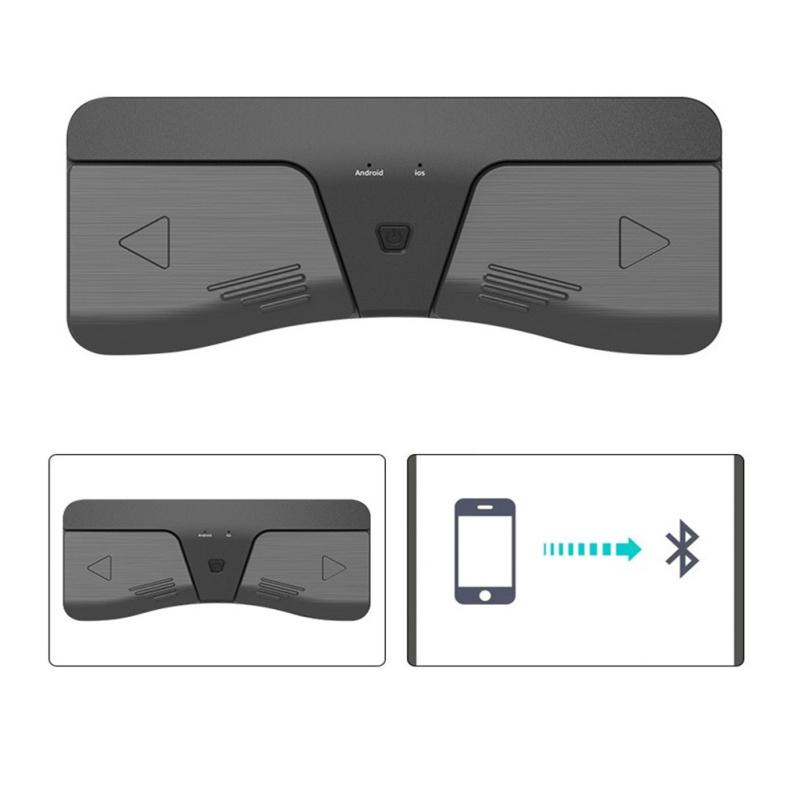 Intelligentes kabelloses Bluetooth-kompatibles Fußpedal Gitarre Noten Umblättern Tragbarer Gitarren-Notenwender