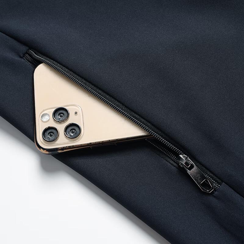 Hengyuanxiang Men's Plus Size Casual Stand Collar Jacket