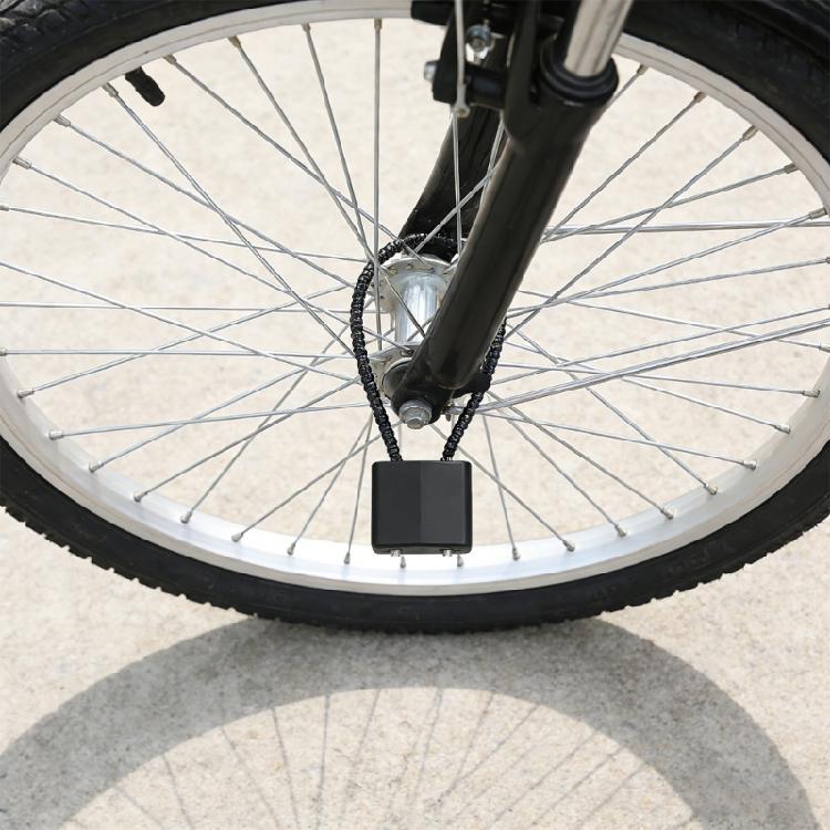 High Strength Cycling Lock Steel Cable Bike Lock with Key Flexible Antitheft Padlock For Cabinets, Helmets